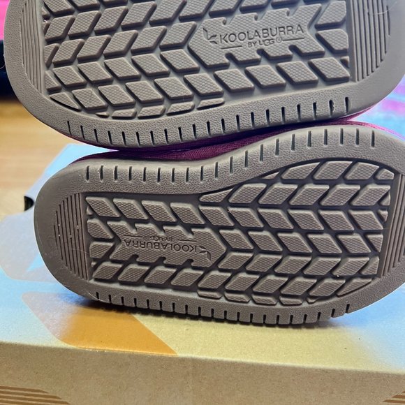 KOOLABURRA by UGG Aribel Short Boot Dark Pink Suede Leather Toddler Girl's 6 - Picture 5 of 6